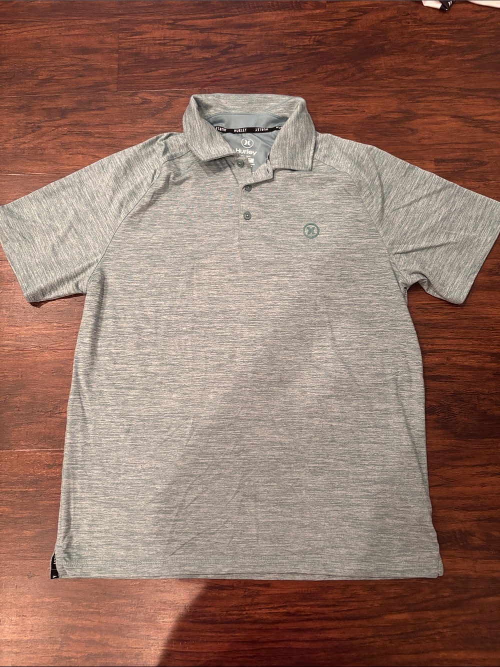 Hurley Men's Light Heathered Green Performance Polo